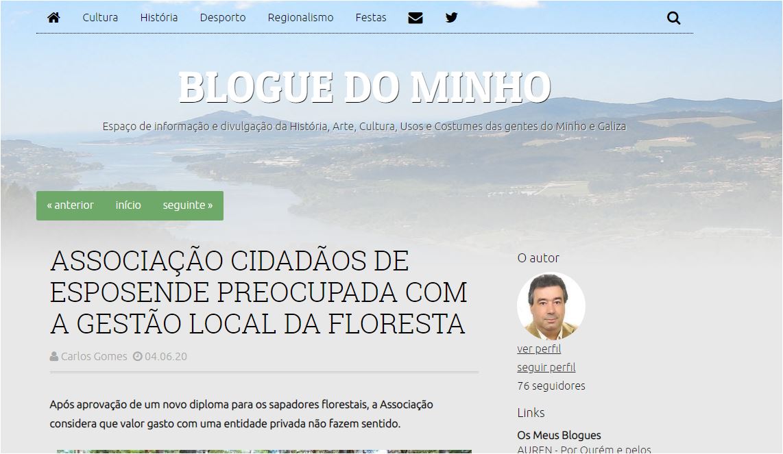 Blogue Minho Floresta Blogue Minho Floresta