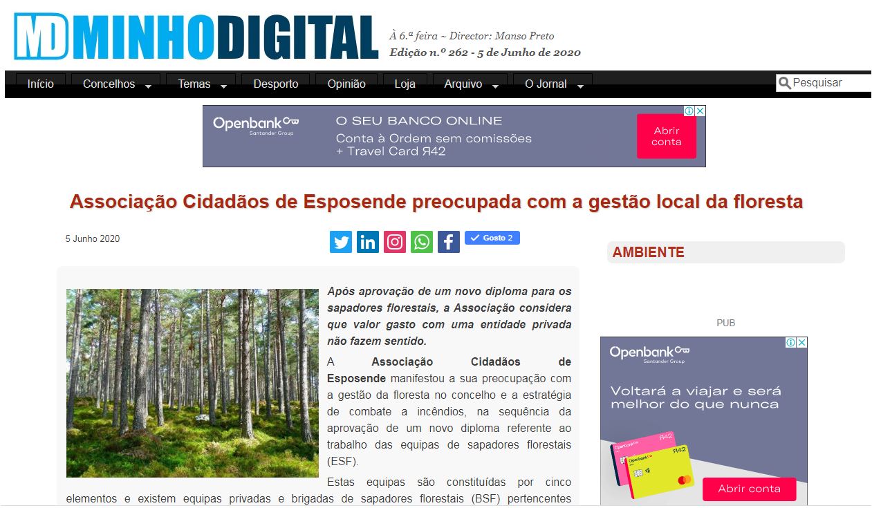 MINHO DIGITAL FLORESTA MINHO DIGITAL FLORESTA